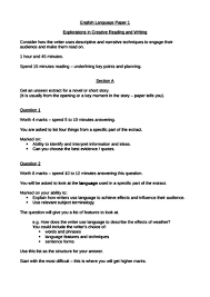 Aqa English Language Gcse Exam Paper 1 And Paper 2 Outline Details Mark Scheme Tips Aqa English Language Aqa English Exam Papers