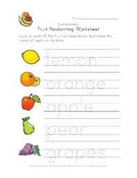 Fruit Worksheets Writing Worksheets Handwriting Worksheets For Kindergarten Kindergarten Worksheets