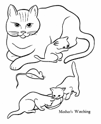 Free Printable Cat Coloring Pages For Kids Animal Coloring Pages Puppy Coloring Pages Cat Coloring Page