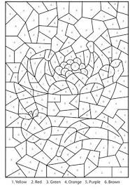 Free Printable Color By Number Coloring Pages For Adults Color Color By Number Printable Coloring Books Math Coloring Worksheets