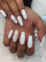 Aobbiy acrylic nail kit with everything, professional manicure acrylic nail kit, for professional and home use. 47 Denim Nail Ideas You Can Try Every Single Day 2019 Marble Acrylic Nails Glamour Nails White Acrylic Nails