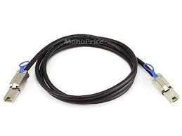 Monoprice 2m 28awg External Mini Sas Sff 8088 Male To Mini Sas Sff 8088 Male Cable Black By Monoprice 36 55 Serial At Monoprice Sff Electronic Accessories