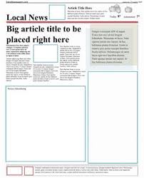 Free Newspaper Template Pack For Word Perfect For School School Newspaper Newspaper Template Newspaper Article Template