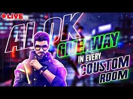 Alok Giveaway Free Fire Live Custom Room Match Giveaway Youtube Game Download Free Gaming Wallpapers Download Games