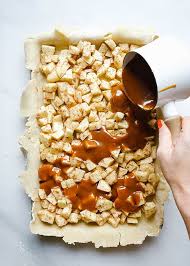Caramel Apple Pie Wood Spoon Recipe Caramel Apple Pie Apple Slab Pie Caramel Apples