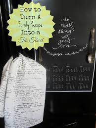 How To Turn A Hand Written Recipe Into A Tea Towel Recipe Tea Towel Personalized Tea Towel Tea Towels Diy