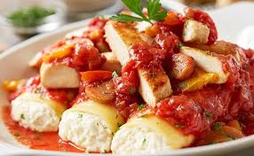 Every Pasta Dish At Olive Garden Ranked For Nutrition Olive Garden Manicotti Recipe Best Manicotti Recipe Olive Garden Stuffed Shells Recipe