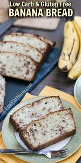 A Delicious Low Carb Banana Bread That Uses Real Fruit In A Moderate Amount To Keep Carbs Low Each Slice Banana Bread Low Carb Low Carb Yum Low Carb Breakfast