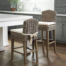 Ballard Designs Rosalind Wicker Counter Stool 185 Liked On Polyvore Featuring Home Furniture Wicker Counter Stools Wicker Bar Stools Home Decor Kitchen