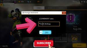 Garena free fire is one of the most popular games in india. How To Change Nickname With Stylish In Garena Free Fire Full Details Youtube