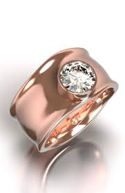 18ct Rose Gold Dress Ring Set With A Clients Supplied Diamond That She Inherited Beautiful Jewelry Amazing Jewelry Jewelry Advice