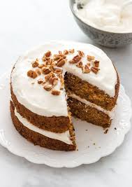 Carrot Layer Cake Pretty Simple Sweet Recipe Carrot Cake Funnel Cake Cake Recipes