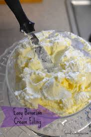 Easy Bavarian Cream Filling Sprinkled With Jules Filling Recipes Bavarian Cream Filling Desserts