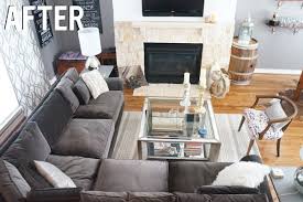 Before After Kristen S Dallas Living Room Sectional Living Room Layout Living Room Furniture Layout Living Room Furniture Arrangement