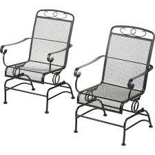 Steel Mesh Spring Rocking Chairs Set Of 2 Mosaic Http Www Amazon Com Dp B00ixeb28y Ref Cm Sw R Pi Dp P Patio Rocking Chairs Patio Chairs Metal Patio Chairs