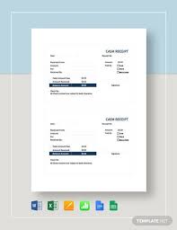 Free Cash Receipt Template Pdf Word Doc Excel Apple Mac Pages Apple Numbers Illustrator Receipt Template Free Receipt Template Word Doc