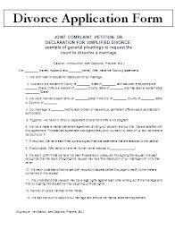 Sample Divorce Paper Divorce Application Divorce Forms Printable Divorce Papers