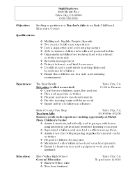 Cover Letter For Special Education Teacher Position Cover Letter For Special Education Teacher Teacher Resume Examples Education Resume Teacher Resume Template