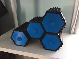 Image Of Cool Things To 3d Print Stackable Hex Drawers 3d Printing Diy 3d Printer 3d Printing
