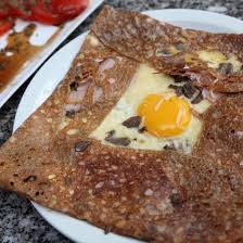 Galette Chevre Et Champignons A L Oeuf Recette Recettes De Cuisine Recette Galette Galette