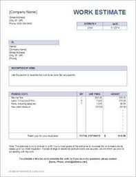 Download A Free Estimate Template For Excel To Create A Job Estimate Or Work Estimate For A Service You Will Pro Estimate Template Memo Template Quote Template