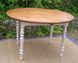 Belle Table Ronde A Volets Ancienne En Bois Peint Table Ronde Bois Salle A Manger Bois Table Bois