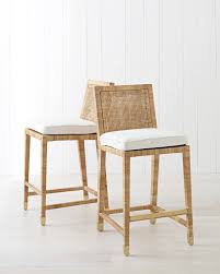 Balboa Counter Stool Natural Counter Stools Counter Stools With Backs Rattan Counter Stools