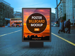 Free Outdoor Poster Billboard Mockup Mockuptree Billboard Mockup Poster Mockup Outdoor Advertising Mockup