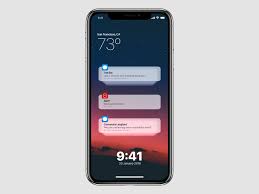 Ios 13 Lock Screen Concept Smartphone Apps Ios Apple Ios