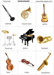 Instruments Flashcard Flashcards Teaching Music Music Lessons