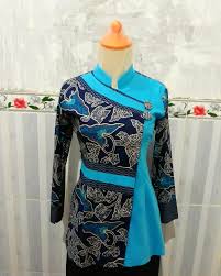 Atasan Atasanbatik Atasanbatikmodern Atasanbatikkombinasi Blousebatik Blousebatikmodern Blousebatikkombinasi Pakaian Wanita Desain Blus Model Pakaian Guru