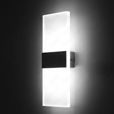 6w Led Acrylic Wall Mount Lamp Fixture Indoor Light Vestibule Hotel Corridor Bar Wall Mounted Lamps Lamps Fixtures Indoor Sconce Lighting