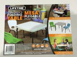 Costco 904490 Lifetime Products Kids Folding Table Jpg Costcochaser
