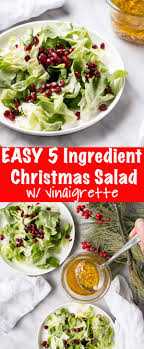 5 Ingredient Christmas Salad For Al The Potlucks And A Little Good Health During The Holidays Simpl Salad Recipes Holidays Easy Salads Christmas Salad Recipes