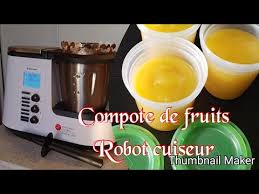 Compote De Fruits Au Robot Monsieur Cuisine Plus Youtube