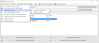 Data Recovery Software Center Portable Restore Point Creator System Restore Data Recovery Shadow Copy