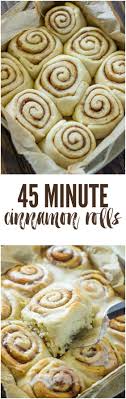 Quick 45 Minute Cinnamon Rolls The Recipe Critic Cinnamon Bun Recipe Baking Desserts