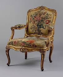 Armchair Covered In Tapestry Woven At Beauvais Armchair Antique Chairs Vintage Furniture