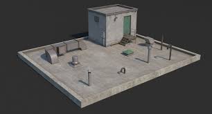 3d Model Rooftop Pbr Turbosquid 3d Model 3ds Max Tutorials Pbr