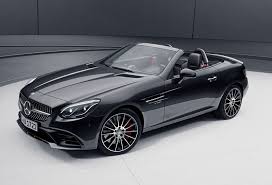 Mercedes Benz Treats Slc With A New Amg Night Package Carscoops Mercedes Slc Mercedes Benz Slk Mercedes Benz Classic