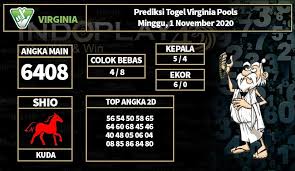Prediksi Togel Virginia Hari Minggu 1 Nov 2020 In 2020