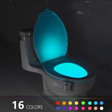 8 Colors Human Motion Sensor Toilet Night Light Bowl Bathroom Light Wish Bathroom Night Light Toilet Bowl Light Led Night Lamp