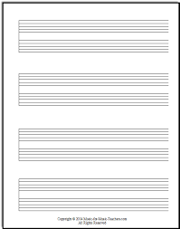 Staff Paper Pdfs Download Free Staff Paper Music Basics Staff Music Piano Sheet Music Free