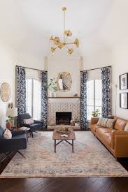 Spin Ink Blue Chair Transitional Style Living Room Transitional Living Rooms Living Room Makeover