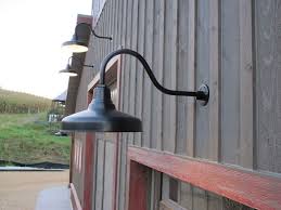 Classic Gooseneck Barn Lights Lend Authenticity To New Build Inspiration Farmhouse Outdoor Lighting Barn Light Electric Gooseneck Lighting Outdoor