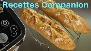 Recettes Companion De Brice Baguettes Express En 1h Recette Companion Recette Recettes De Cuisine