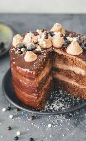 Layer Cake Au Chocolat Et Noix De Coco Gros Gateau Au Chocolat Gateau Chocolat Noix Gateaux Et Desserts