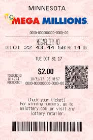 Five white balls are drawn from a set of balls numbered 1 through 70; Mega Millions Minnesota Lottery