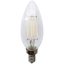 Clear 4 Watt E12 Candelabra Base Filament Led Light Bulb 32t21 Lamps Plus Light Bulb Led Light Bulb Edison Light Bulbs