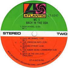 Mc5 Back In The Usa 1970 Pr Vinyl Discogs Aretha Franklin Lp Albums Greatest Hits